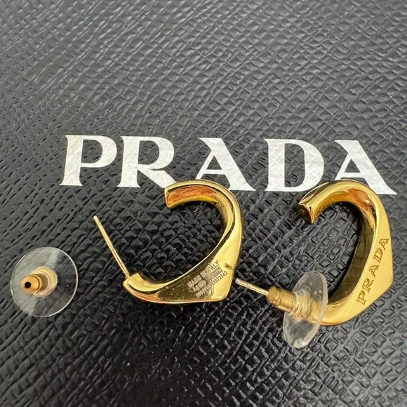 Prada Gold Earrings - Picture 4 of 6
